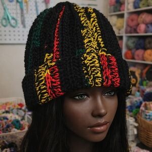 Multicolor Knit Beanie